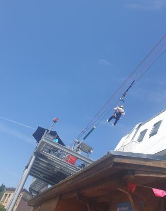 Chamrousse une nouvelle tyrolienne géante inaugurée le 12 juillet 