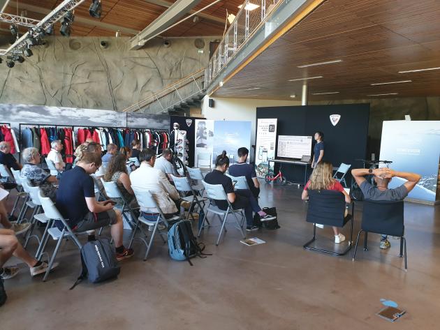 atelier organisé au sein de l'entreprise Rossignol Bike à Saint Jean de Moirans