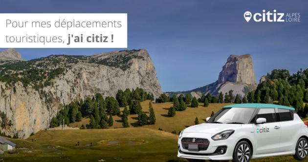 Pour mes déplacements touristiques, j'ai citiz !