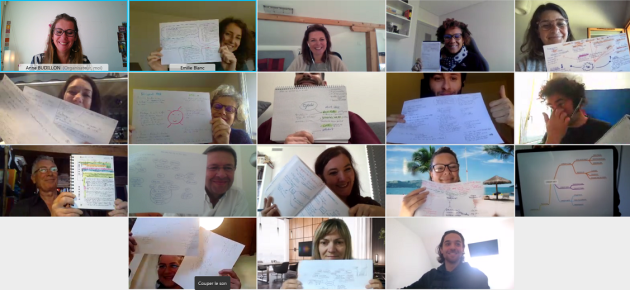 Groupe de travail en visio