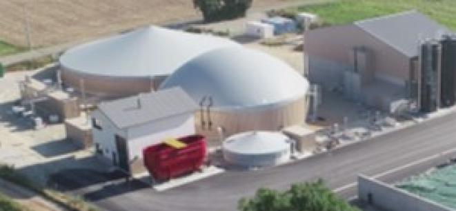 site de production gaz renouvelable Methanisere